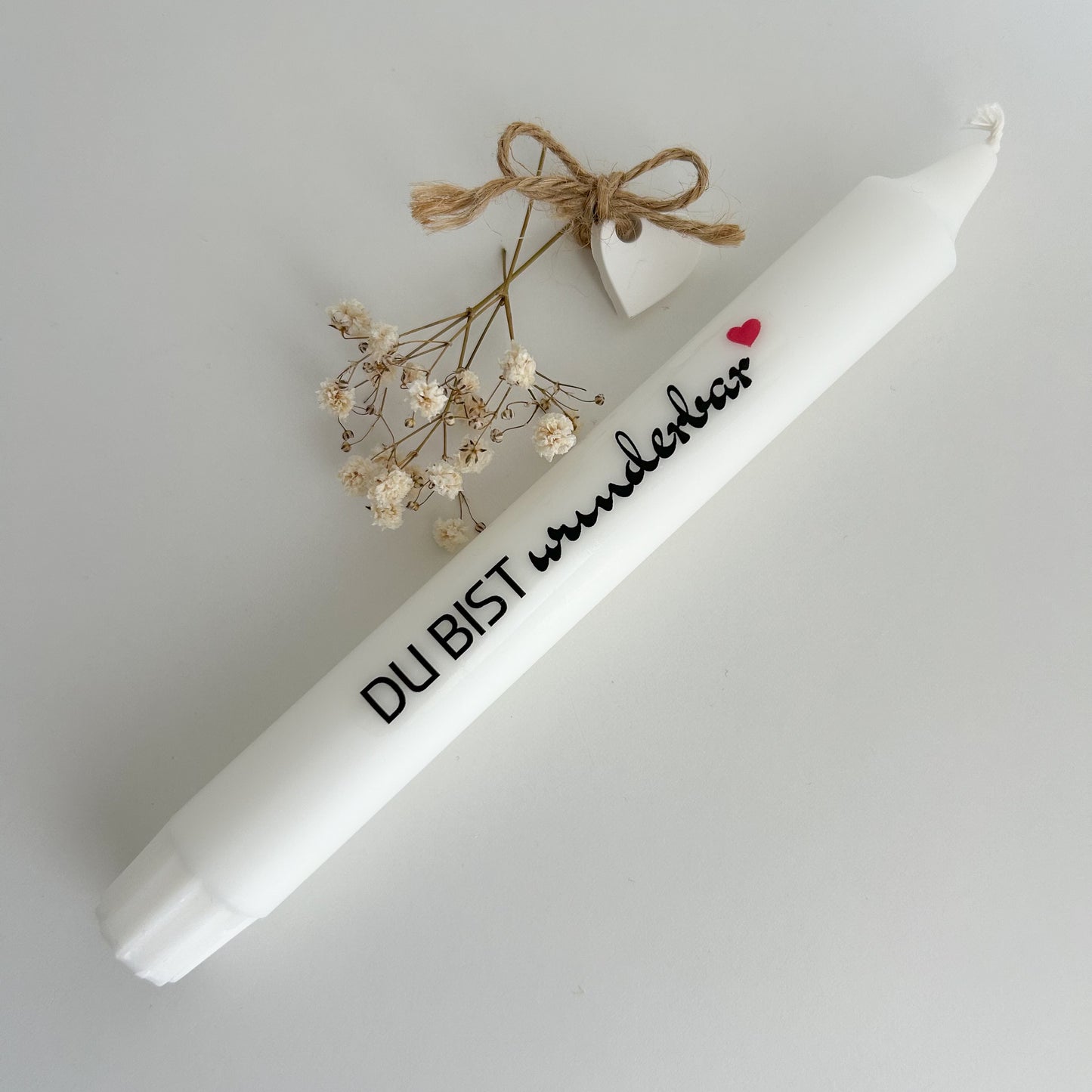 Kerze „du bist wunderbar“