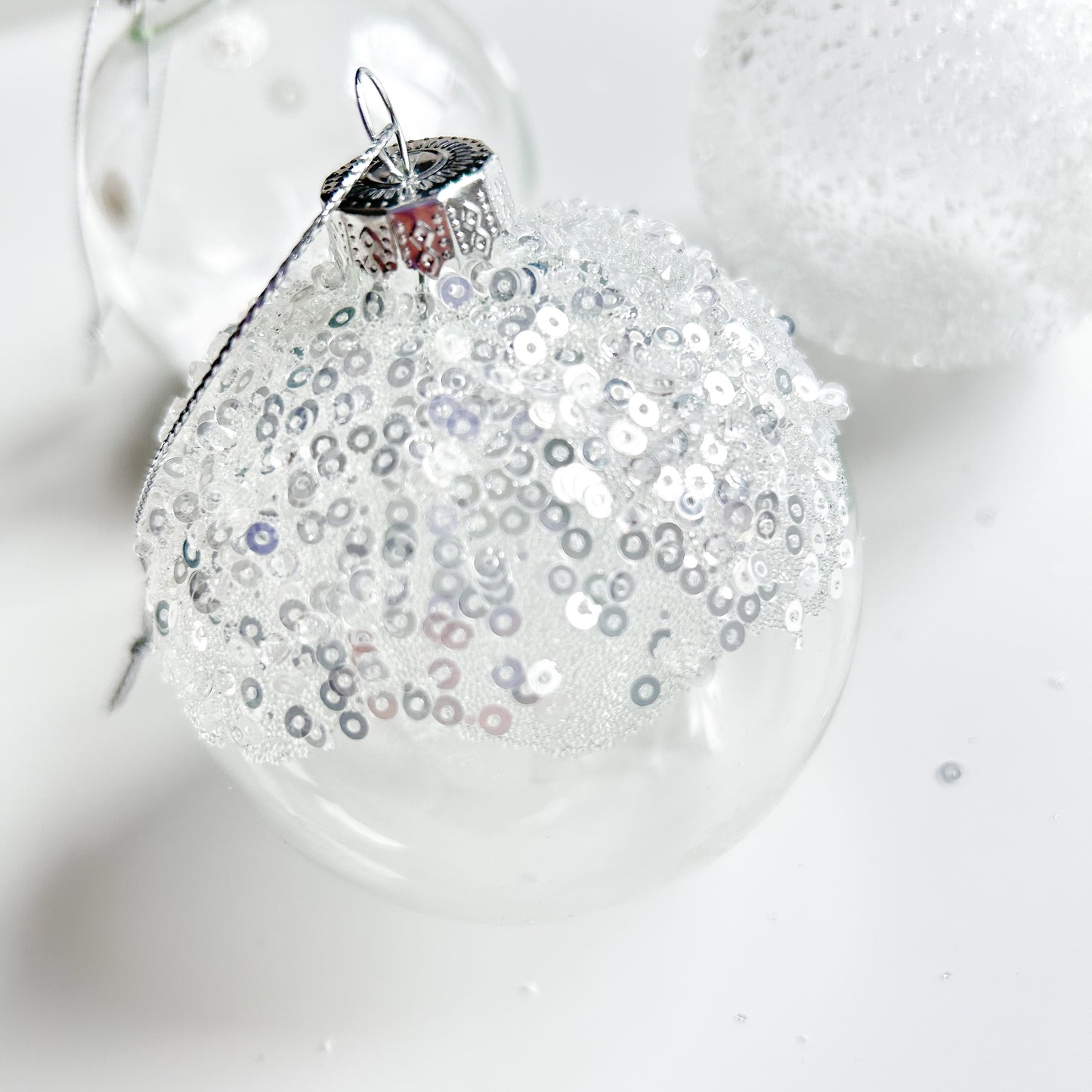 Weihnachtskugel Solana glitter