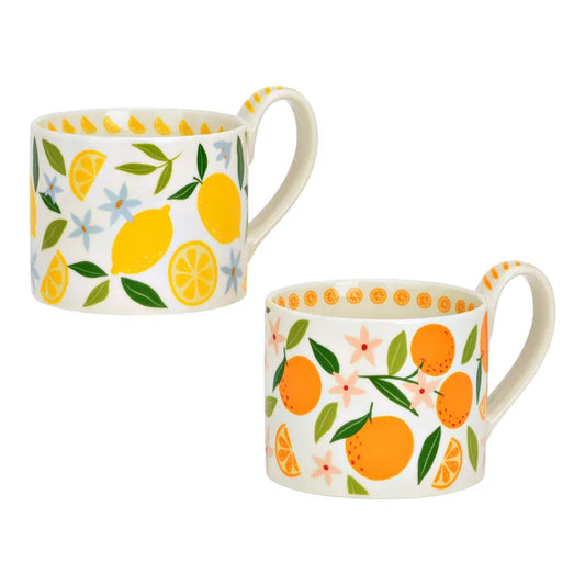 Becher Zitrone/Orange in 2 Varianten erhältlich
