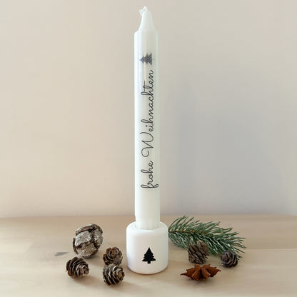 Weihnachtskerze "frohe Weihnachten"