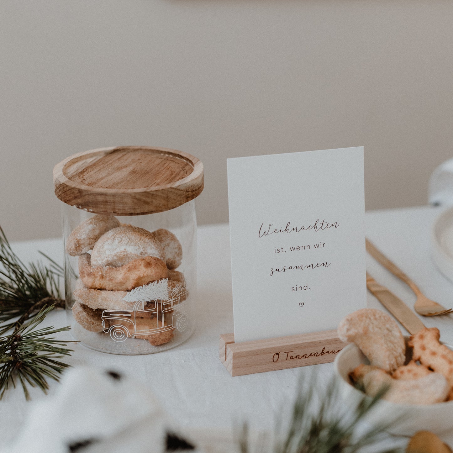 Weihnachtskarte Weihnachten ist...