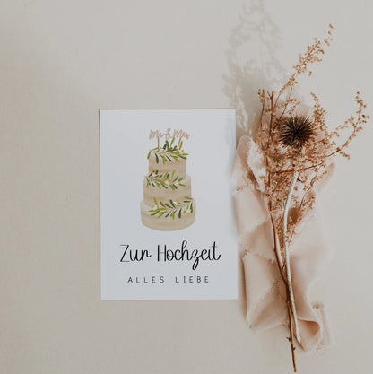 Postkarte "Hochzeit"