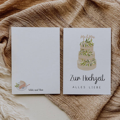 Postkarte "Hochzeit"