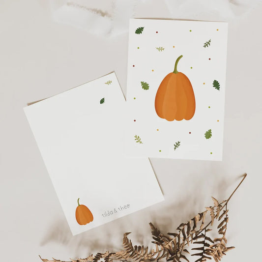 Postkarte "Kürbis"