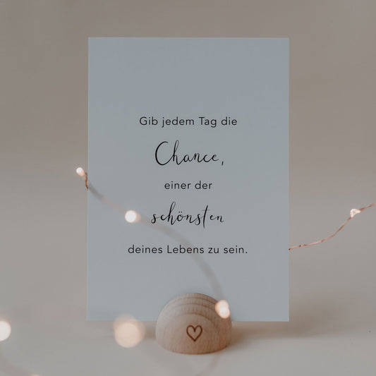 Kartenhalter halbrund Herz