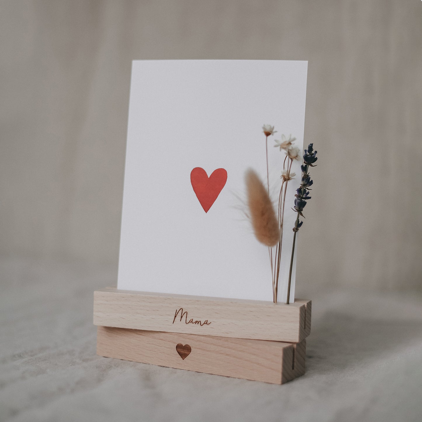 Karten- und Blumenhalter 2er Set