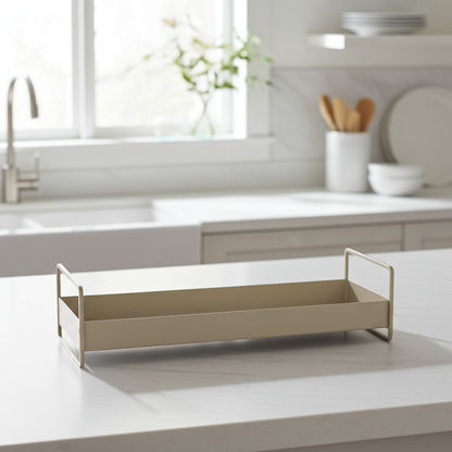 Tablett Wolga beige/small