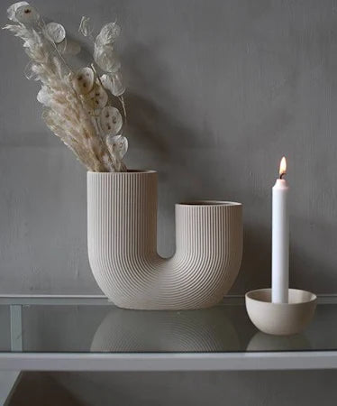 Vase Stravalla beige