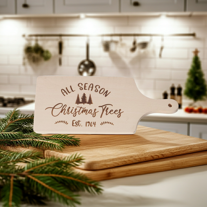 Holzbrett Farmer "all Season Christmas Trees"