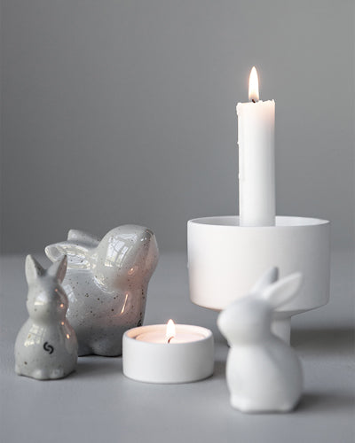 Storefactory LIAVED Weißer Kerzenständer – DecorbyMary